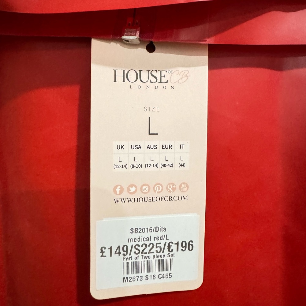 House of CB Latex 2pcs Set - Picture 2 of 5